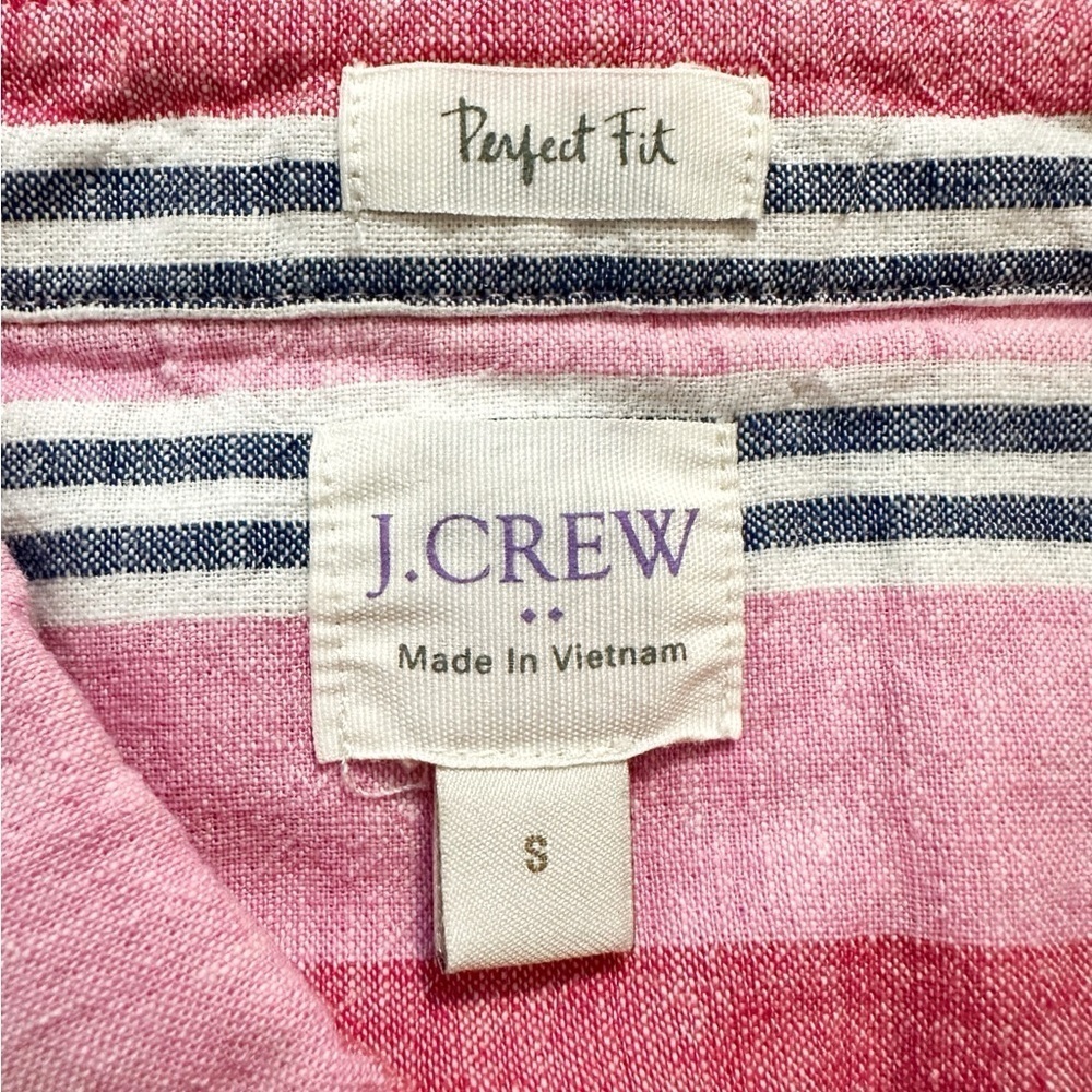 J. Crew | Perfect Fit Linen Blend Button Down (S) đ©· - Picture 3 of 5